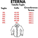 Eterna camicia manica lunga  taglie forti uomo colore fantasia bordeaux 4382/52/X19K