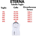 Eterna camicia manica lunga  taglie forti uomo colore bianco 1282/00/E15K