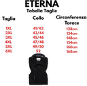 Eterna camicia manica lunga  taglie forti uomo colore nero 1282/39/E15K