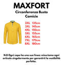 Maxfort camicia manica lunga misto lino taglie forti uomo colore giallo Pisticci 450