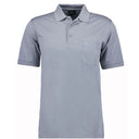 Ragman polo mezza manica taglie forti uomo colore grigio 540391/021