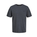 Jack & Jones maglia mezza manica taglie forti uomo colore grigio melange 12253778
