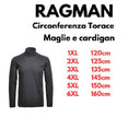 Ragman dolcevita in cotone taglie forti uomo colore grigio 40170/019