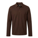 JP 1880 polo manica lunga taglie forti uomo colore marrone 799230/115