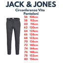 Jack & Jones pantaloni taglie forti uomo colore grigio 12250503