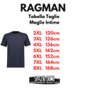 Ragman magliette confezione doppia taglie forti uomo colori assortiti  40000