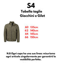 S4 giacca modello bomber  taglie forti uomo colore verde oliva Isaac 70471