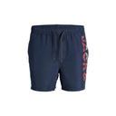 Jack & Jones costume boxer mare taglie forti uomo colore blu 12235760