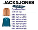 Jack & Jones maglioncino girocollo taglie forti uomo colore grigio scuro 12250588