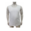 20 Nodi canotta spalla larga intima taglie forti uomo colore bianco 1005