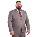 Lino Clemente completo elegante taglie forti uomo colore grigio Pilas 20110/40