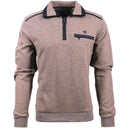 Montecarlo maglione mezza zip cotone invernale taglie forti uomo colore sabbia 16145/210