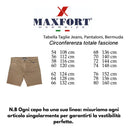 Maxfort bermuda  taglie forti uomo colore marrone Puntina-255