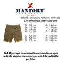 Maxfort Prestigio bermuda taglie forti uomo colore kaki P24612-0441