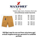 Maxfort bermuda cargo taglie forti uomo colore ocra Disco -1044