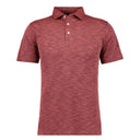 Ragman polo mezza manica taglie forti uomo colore rosso melange 5435090/761