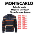 Montecarlo maglione mezza zip  taglie forti uomo colore blu 36155/745