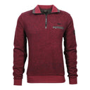Montecarlo maglione mezza zip  taglie forti uomo colore bordeaux 36235/350