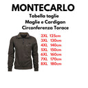 Montecarlo maglione mezza zip  taglie forti uomo colore verde scuro 36235/420