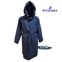 Maxfort accappatoio in microfibra taglie forti uomo colore blu Rs Fibra 088