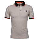 Montecarlo polo mezza manica taglie forti uomo colore burro 24604/1