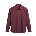 Fabio Rossi camicia manica lunga cotone  taglie forti uomo colore bordeaux fr205/118