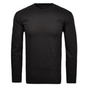 Ragman maglia Basica manica lunga taglie forti uomo colore nero 400180/009