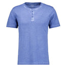 Ragman t-shirt serafino mezza manica taglie forti uomo colore blu  3205547/736