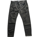 Cianotic Jeans strappi taglie forti uomo colore nero  Oxford 20016
