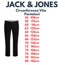 Jack & Jones pantalone taglie forti uomo colore nero 12243603