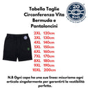 20 Nodi pantalone tuta corto maglina di cotone taglie forti uomo colore nero Scirocco
