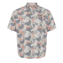 North56°4  camicia mezza manica taglie forti uomo colore fantasia 41163B