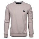 Montecarlo maglione girocollo  taglie forti uomo colore panna 36450/200