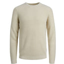 Jack & Jones maglione girocollo taglie forti uomo colore panna 12227175