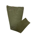 Kudis pantalone made in Italy taglie forti uomo colore verde melange Patrizio 1571/728