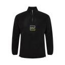 North 56°4 felpa in pile mezza zip taglie forti uomo colore nero 43705