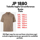 JP 1880 polo in pique di cotone taglie forti uomo colore fango 845158