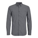 Jack & Jones camicia manica lunga taglie forti uomo colore blu 12235156