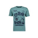 Ragman maglia mezza manica taglie forti uomo colore verde acqua 3426180/333