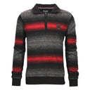 Montecarlo maglione mezza zip  taglie forti uomo colore fantasia 36005/683