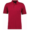 Ragman polo mezza manica taglie forti uomo colore rosso 540391/665