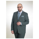 Lino Clemente completo elegante taglie forti uomo colore verde Pilas 20110/37