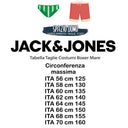 Jack & Jones costume boxer mare taglie forti uomo colore blu 12235760