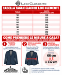 Tabella taglie giacche Lino Clemente