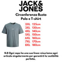 Jack & Jones maglia mezza manica taglie forti uomo colore grigio 12279591