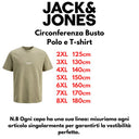 Jack & Jones maglia mezza manica taglie forti uomo colore oliva 12279591
