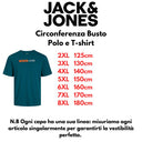 Jack & Jones maglia mezza manica taglie forti uomo colore petrolio 12243630