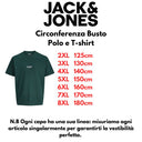 Jack & Jones maglia mezza manica taglie forti uomo colore verde scuro 12279591