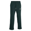 Jack & Jones pantalone tuta felpata taglie forti uomo colore verde 12247956