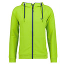 Ragman felpa tessuto tecnico zip intera taglie forti uomo colore verde 3411896